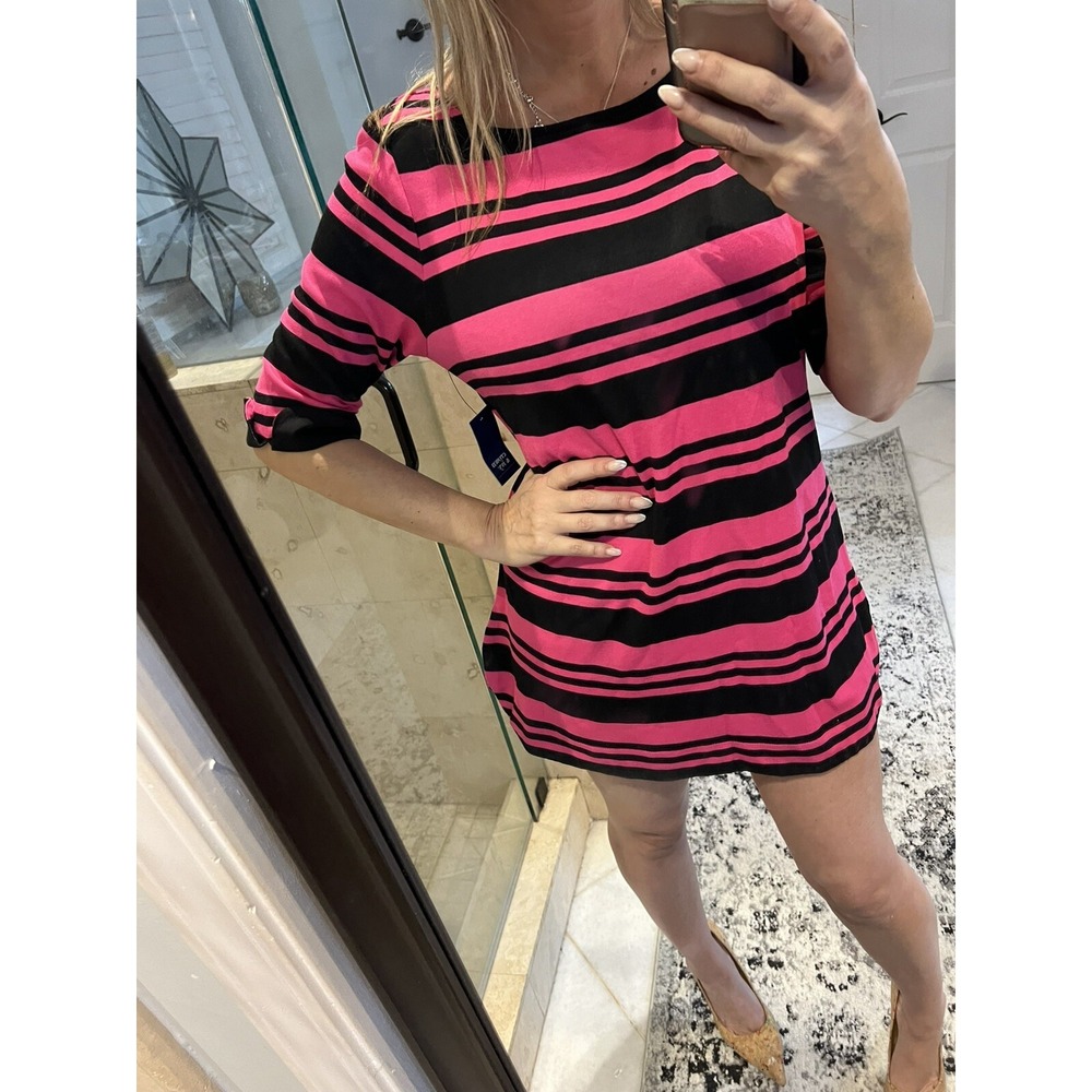 Crown and Ivy Striped Mini Dress Or blouse size Large, New with tag.